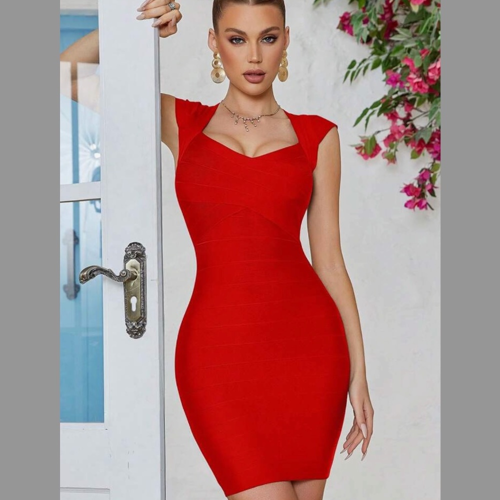 NEW!!!! Bodycon Dress, Bandage Dress in RED, Super Sexy